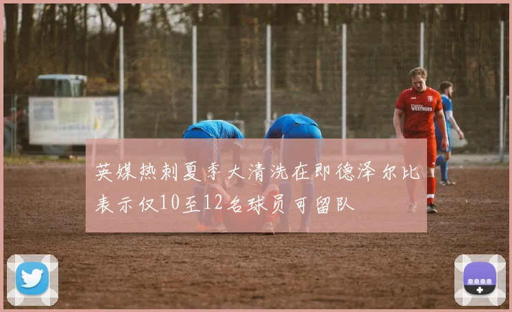 英媒热刺夏季大清洗在即德泽尔比表示仅10至12名球员可留队